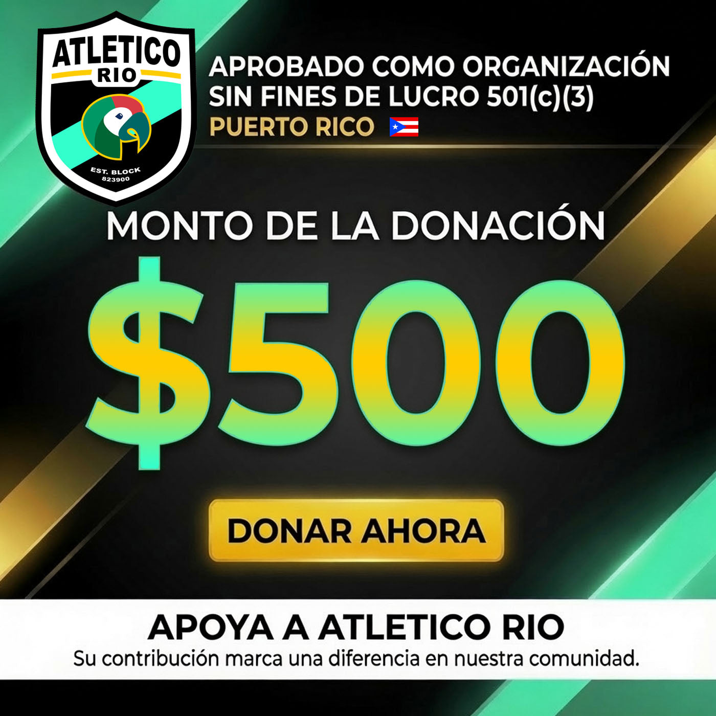 Donation de $500