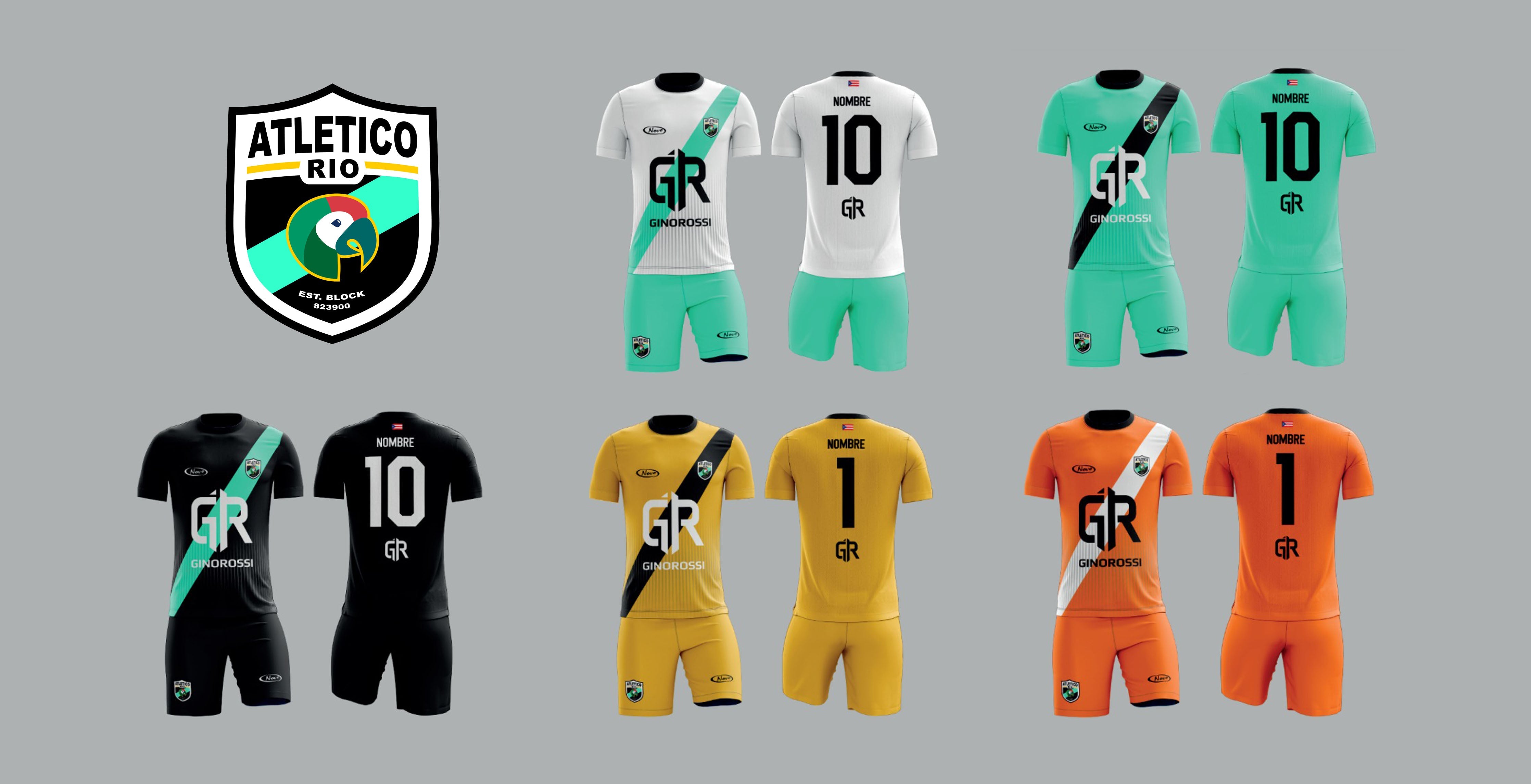 Uniformes Club Atletico Rio del 2025