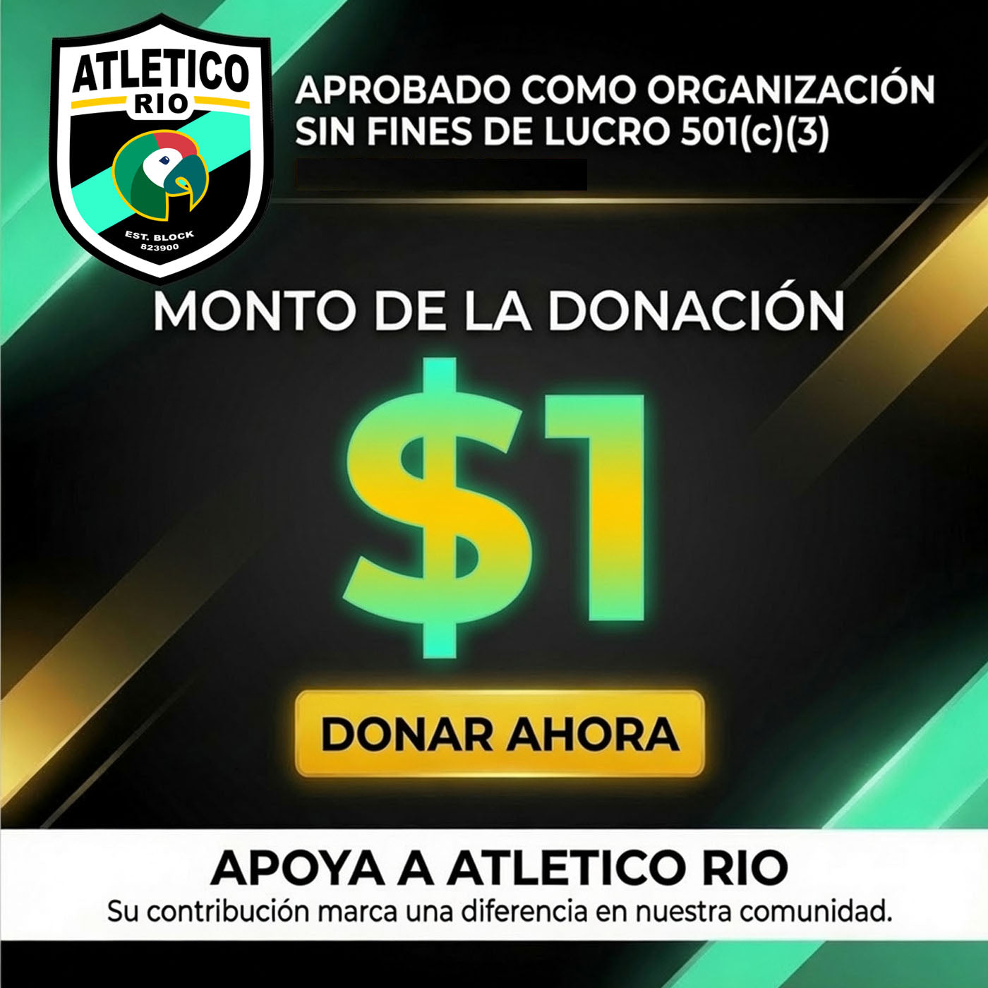 Donativo de $1 o mas